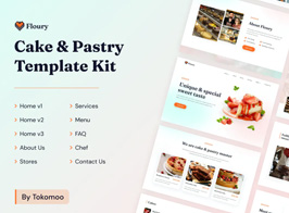 Floury | Cake & Pastry Elementor Template Kit