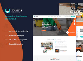 Fouens – Cleaning & Home Maintenance Company Elementor Template Kit