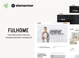 Fulhome – Home Renovations & Repair Company Elementor Pro Template Kit