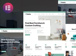 Funira – Custom Craft Furniture Elementor Template Kit