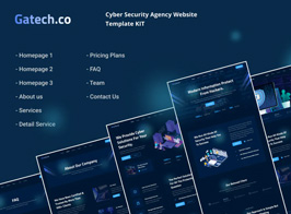 Gatech | Cyber Security & IT Management Elementor Template Kit