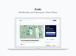Krabi – Membership and Subscription Ghost Theme