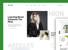 Milan – Blog and Magazine Ghost Theme