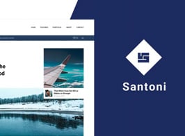 Santoni – Blog and Magazine Ghost Theme