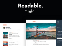 Readable Simple Blogging Theme for Ghost