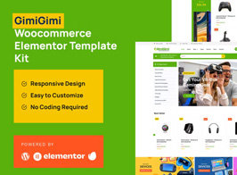 GimiGimi – Woocommmerce Elementor Template Kit