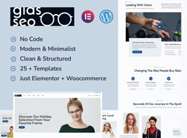 Glasseo – Eyewear Store Elementor Pro Template Kit
