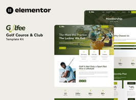 Golfee – Golf Course & Club Elementor Template Kit