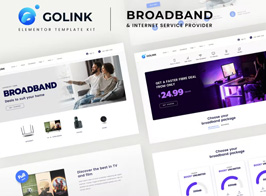 Golink – Broadband & Internet Service Provider Template Kit