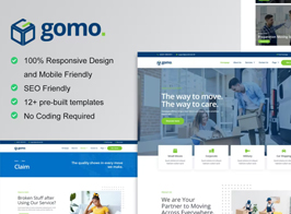 Gomo – Moving Company Elementor Template Kit