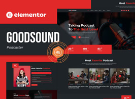 Goodsound – Podcaster Elementor Template Kit