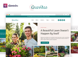 Gravitas – Garden & Landscape Design Elementor Template Kit
