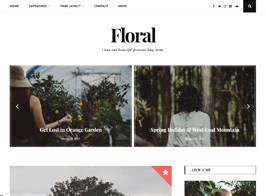 GretaThemes Floral – Personal Blog Theme