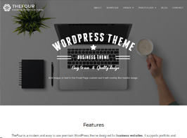 GretaThemes TheFour – Agency WordPress Theme