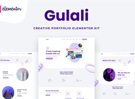 Gulali – Creative Portfolio Elementor Template Kit