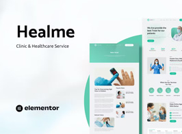 Healme – Clinic & Healthcare Service Elementor Template Kits