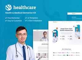 Healthcare – Health & Medical Elementor Template Kit