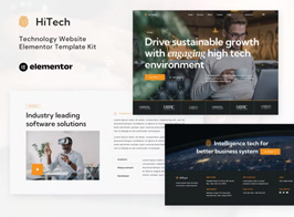 HiTech – IT Solutions & Services Elementor Template Kit