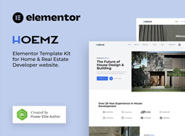 Hoemz – Home & Real Estate Developer Elementor Template Kit
