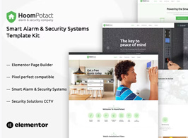 HoomPotact – Smart Alarm & Security Systems Template Kit