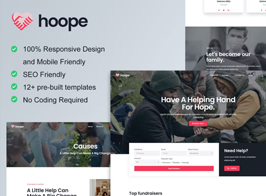 Hoope – Charity & Donation Elementor Template Kit