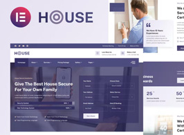 Housec – Smart Home Security Service Elementor Template Kit