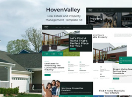 Hovenvalley – Real Estate and Property Management Template Kit
