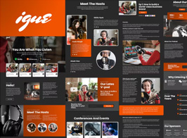 iGUE – Podcaster Elementor Template Kit