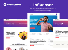 Influenser – Influencer Marketing Services Agency Elementor Template Kit