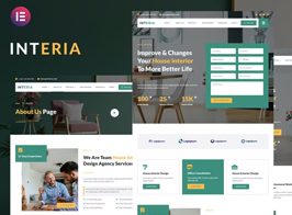 Interia – Interior Design Service Elementor Template Kit
