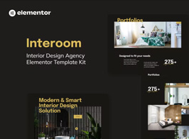 Interoom – Interior Design & Architecture Elementor Template Kit