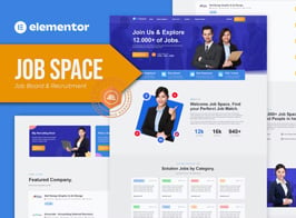 Job Space – Job Board & Recruitment Elementor Template Kit