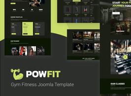 PowFit – Gym Fitness Joomla Template