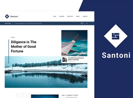 Santoni – Blog and Magazine Joomla Theme