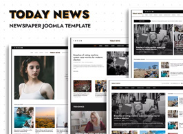 Today News – Newspaper, Magazine & News Joomla Template