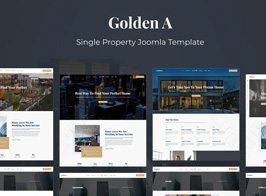 GoldenA – Single Property Joomla 5 Template