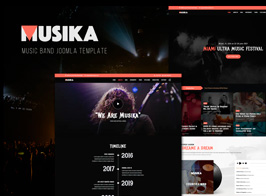 Musika – Music Festival & Band Joomla 5 Template