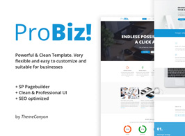 ProBiz! – Creative Multipurpose Business Joomla Template