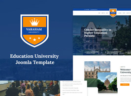 Varaham – Education University Joomla Template