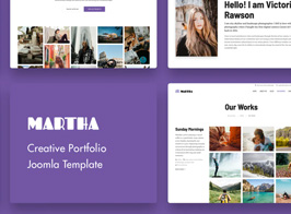 Martha | Creative Portfolio Joomla 5 Template