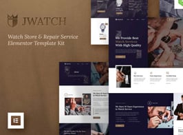 JWatch – Watch Store & Repair Service Elementor Template Kit