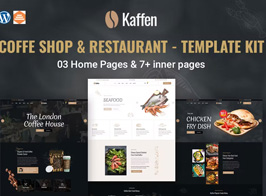 Kaffen – Coffe Shop & Restaurant Elementor Template Kit