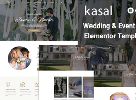 Kasal – Wedding & Event Planner Elementor Template Kit