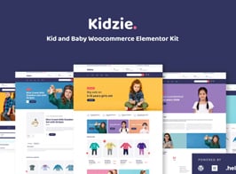 Kidzie – Baby & Kids E-Commerce Elementor Template Kit