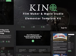 Kino – Film Maker & Movie Studio Elementor Template Kit