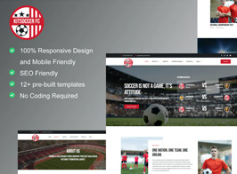 KitSoccer – Football Team & Sports Elementor Template Kit