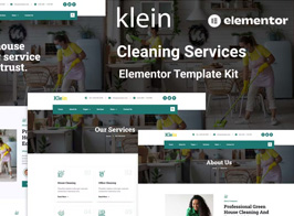 Klein – Cleaning Services Elementor Template Kit