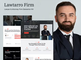 Lawtarro – Attorney & Law Firm Elementor Template Kit