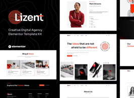 Lizent – Creative Digital Agency Elementor Template Kit