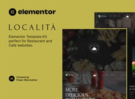 Località – Italian Restaurant & Cafe Elementor Template Kit